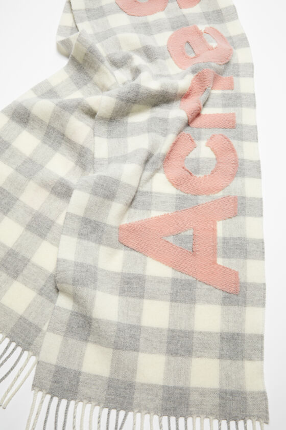 (image for) Premium-Grade Check logo scarf